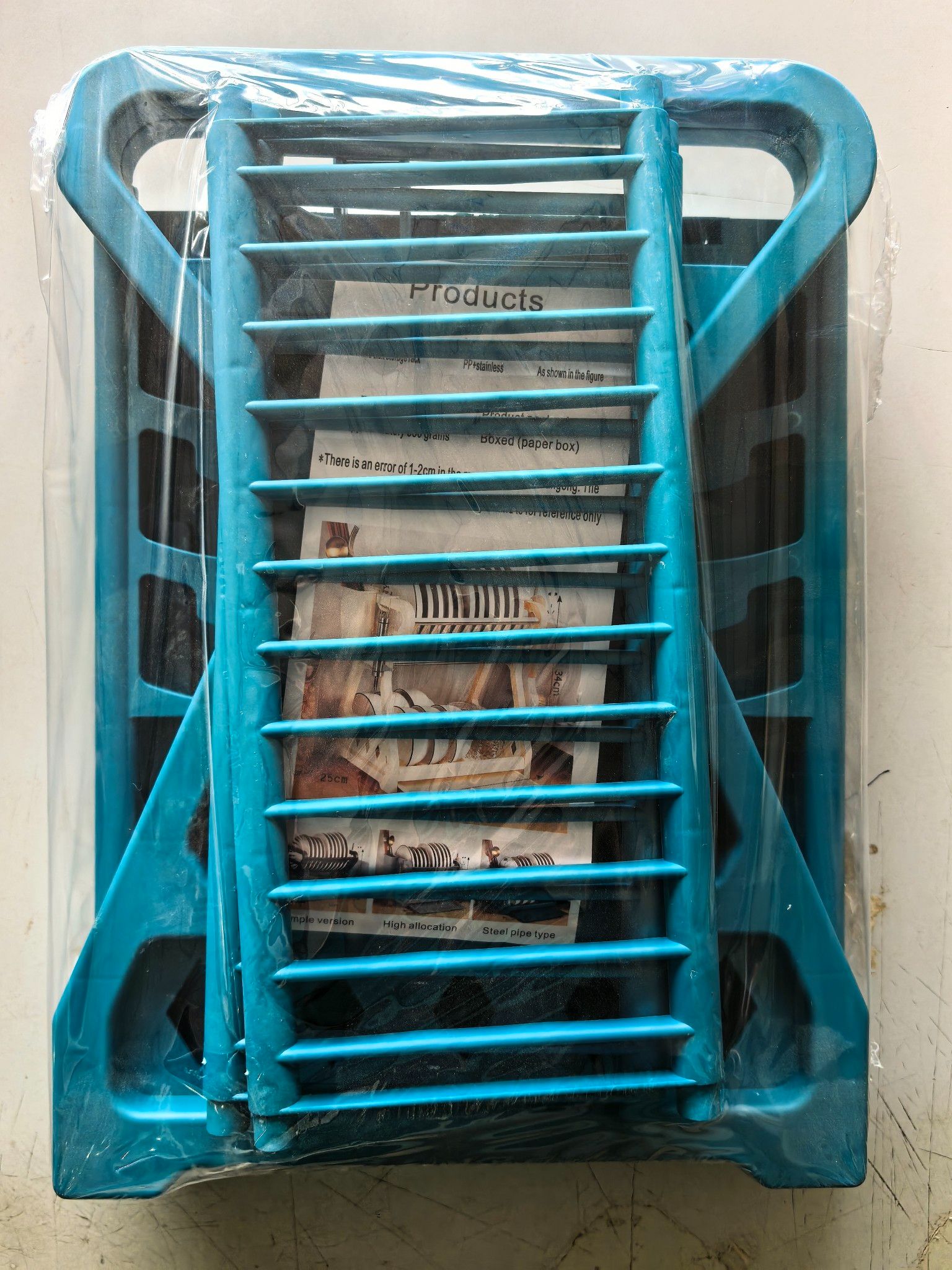 Jaza Keja 2 Layers Kitchen Storage Shelf Plastic Drain Dish Rack Kitchen Organizer for More Space Saving Kitchen Counter