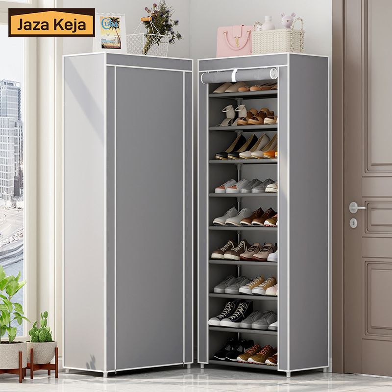 [Sale]Jaza Keja 9 Layers Shoe Rack Large Capacity for 18 Pairs Shoes Dustproof Shoe Organizer Tall Shoe Closet Storage Home Bedroom Living Room And Dorm Entrance Home Furnishing