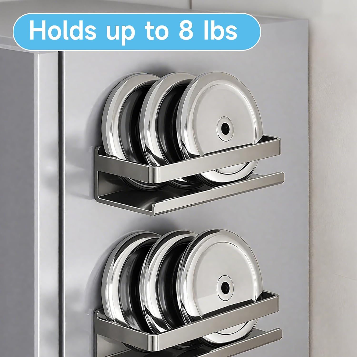 [New]Jaza Keja 2PCS Magnetic Spice Rack Refrigerator Paper Towel Holder Magnetic Shelf Fridge Kitchen Cabinet Organizers Storage Seasoning Organization Mini Shelves