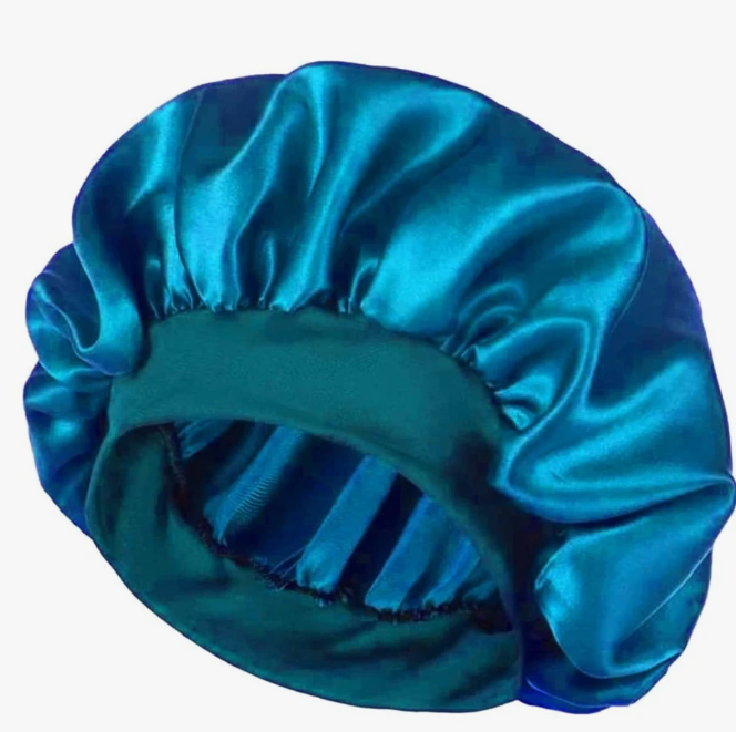 New Arrivals 2Pcs Silk Bonnet for Sleeping, Satin Hair Bonnets, Soft Elastic Band Silk Sleep Cap, Silk Hair Wrap for Curly Hair Black Friday