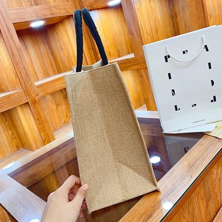New Arrivals Women Large Capacity Shoulder Tote Bag Women Fashion Students Tote Bag Class Lady Tote Bags  Linen Single