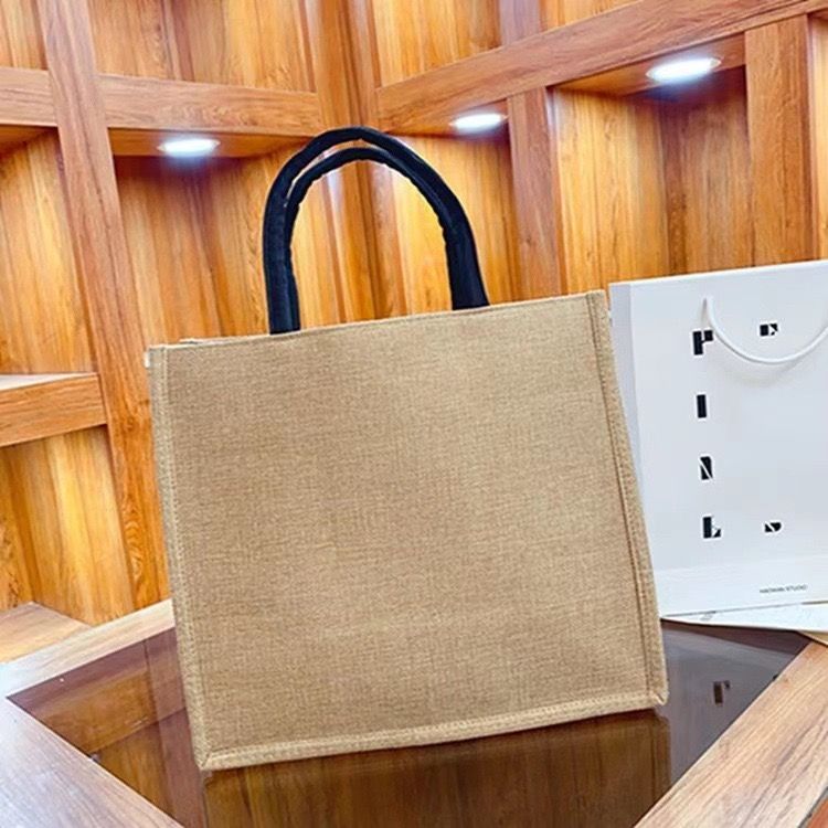 New Arrivals Women Large Capacity Shoulder Tote Bag Women Fashion Students Tote Bag Class Lady Tote Bags  Linen Single