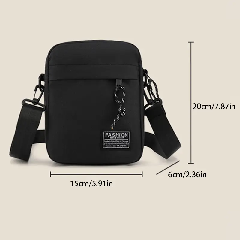 New Arrivals Men's Bag Canvas Single Shoulder Bag Business Men's Messenger Bag Men's Single Shoulder Backpack