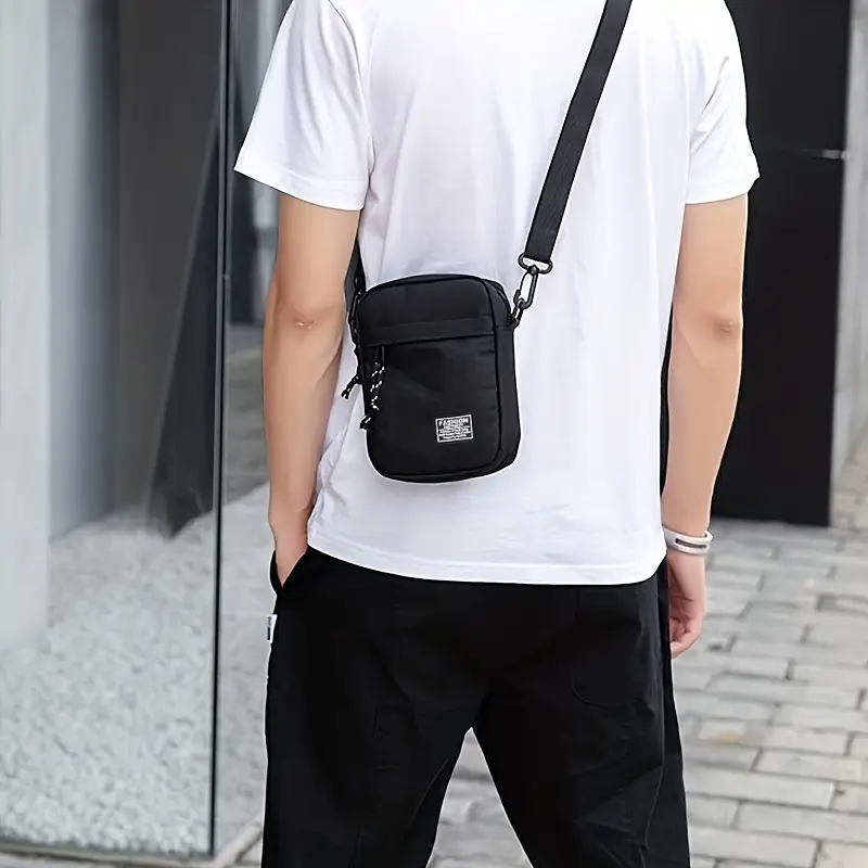 New Arrivals Men's Bag Canvas Single Shoulder Bag Business Men's Messenger Bag Men's Single Shoulder Backpack