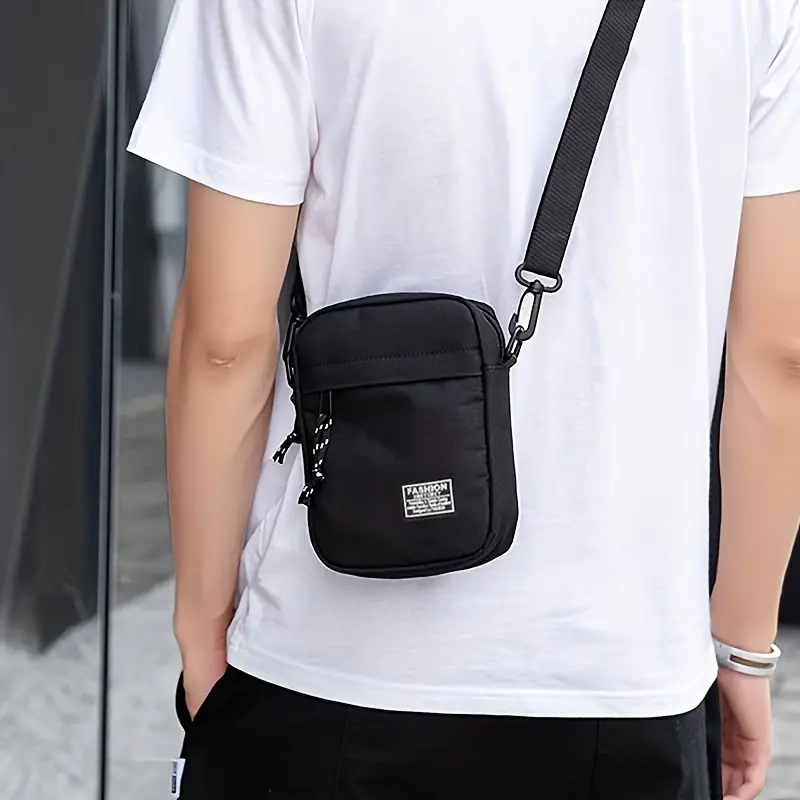 New Arrivals Men's Bag Canvas Single Shoulder Bag Business Men's Messenger Bag Men's Single Shoulder Backpack
