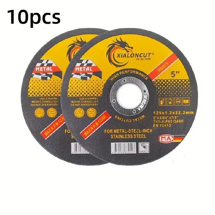 10pcs 4"/5" Multi-Function Metal Cutting Wheels High-Quality Circular Saw Blades Stainless Steel Cutting Blades