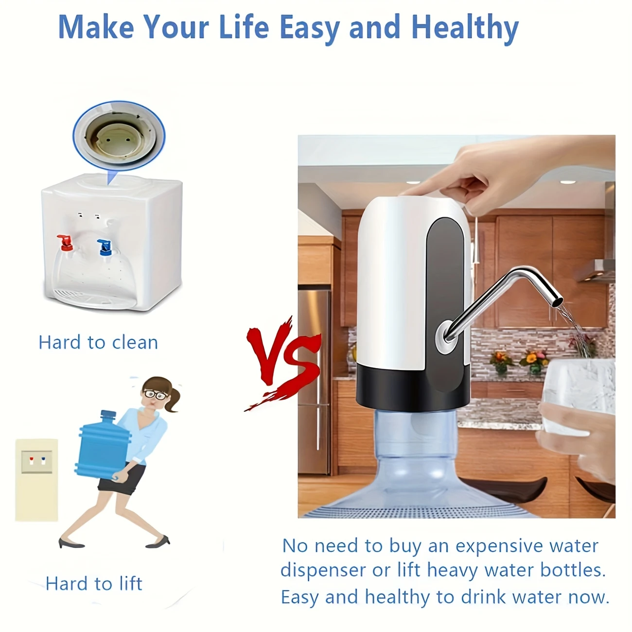 Portable USB Rechargeable Wireless Water Dispenser Electric Water Pump Drinking Water Bottle01
