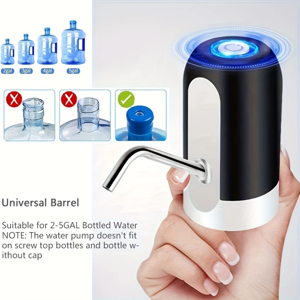 Portable USB Rechargeable Wireless Water Dispenser Electric Water Pump Drinking Water Bottle01