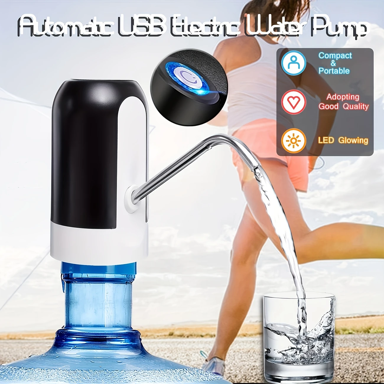 Portable USB Rechargeable Wireless Water Dispenser Electric Water Pump Drinking Water Bottle01