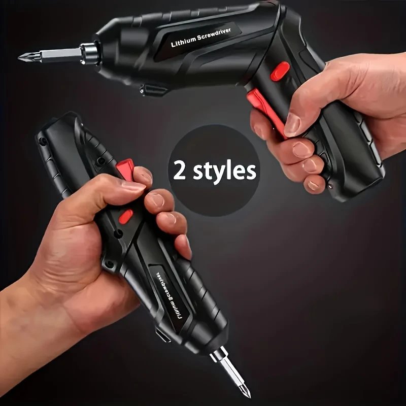New arrival super power 47 sets of rechargeable wireless electric screwdrivers - multi-functional rotating tools, equipped with LED lights, suitable for household repairs, woodworking and DIY projects