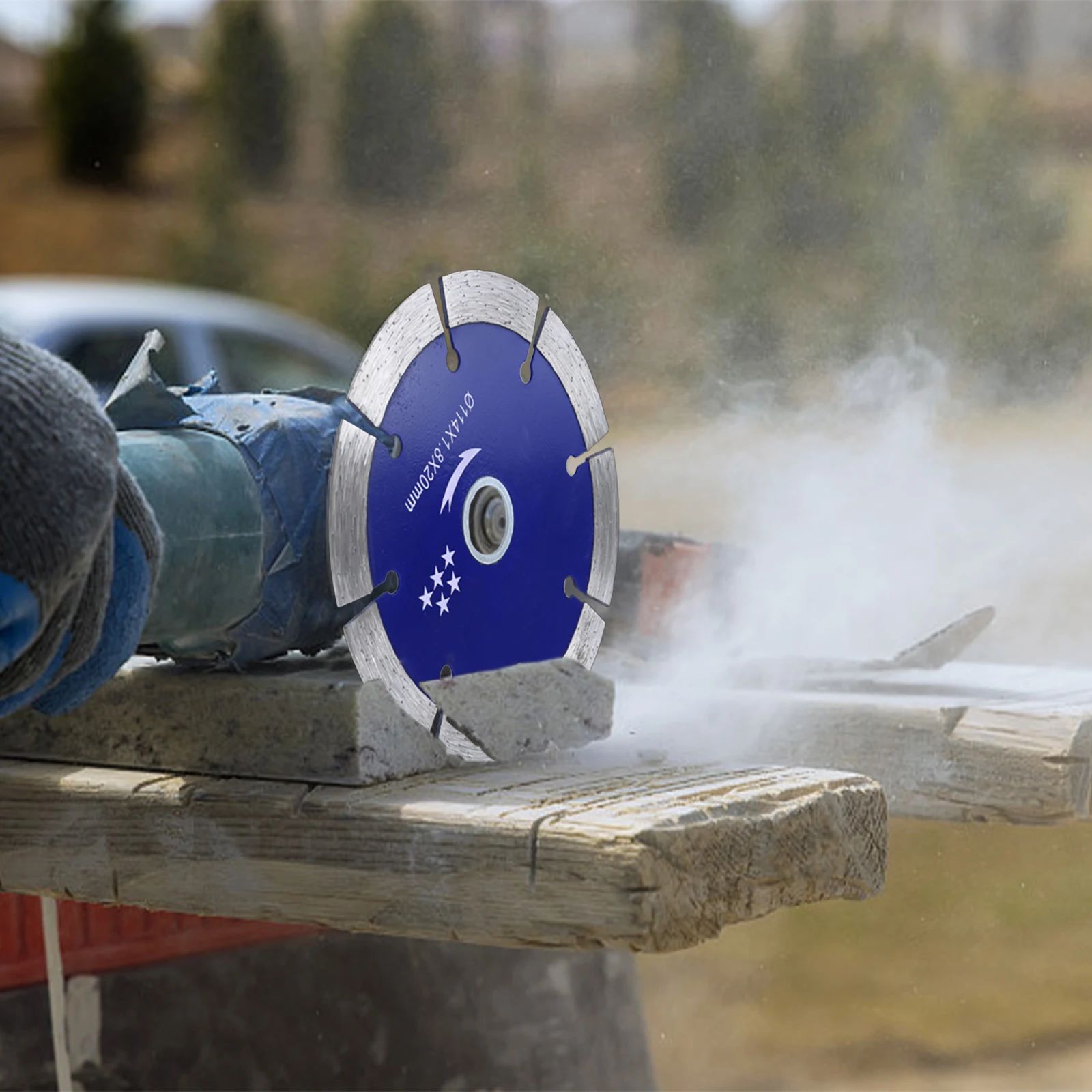 4-inch / 5-inch "Diamond Cutting Discs  Suitable for bricks, cement, shingles, granite, marble, concrete, reinforced concrete