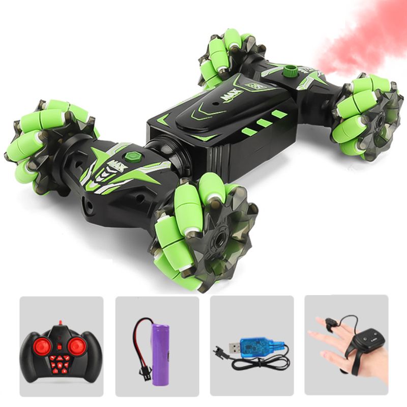Remote Control Car Rc Car Stunt Spray Electric Racing Car High Speed Drift WatchController