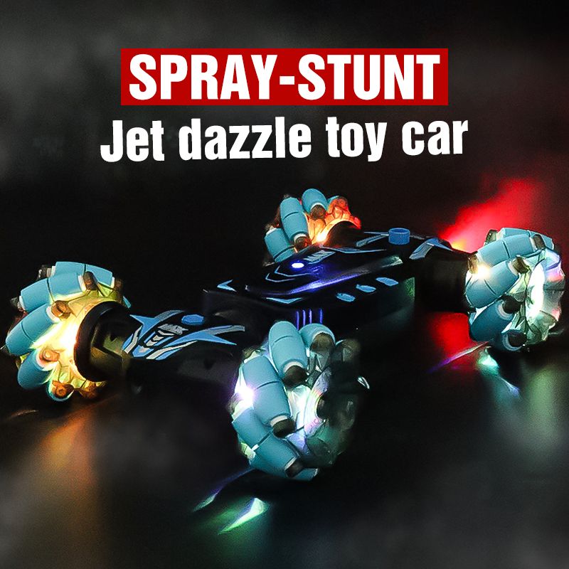 Remote Control Car Rc Car Stunt Spray Electric Racing Car High Speed Drift WatchController