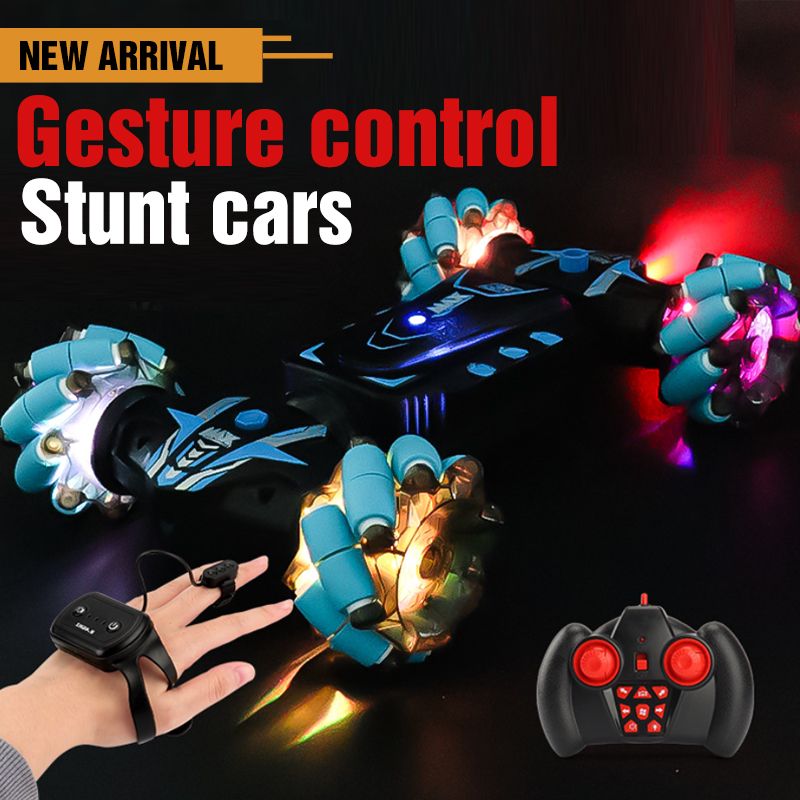 Remote Control Car Rc Car Stunt Spray Electric Racing Car High Speed Drift WatchController