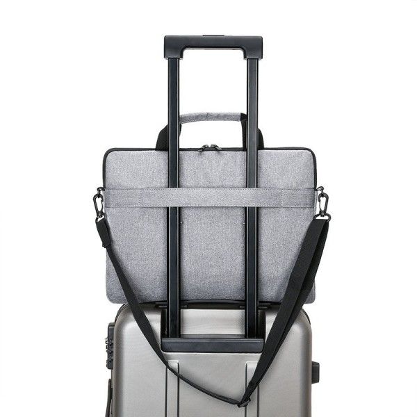 15.6 inches Men's Oxford Cloth Laptop Bag Lightweight Interior Business Crossbody Shoulder Bag Laptop Bags
