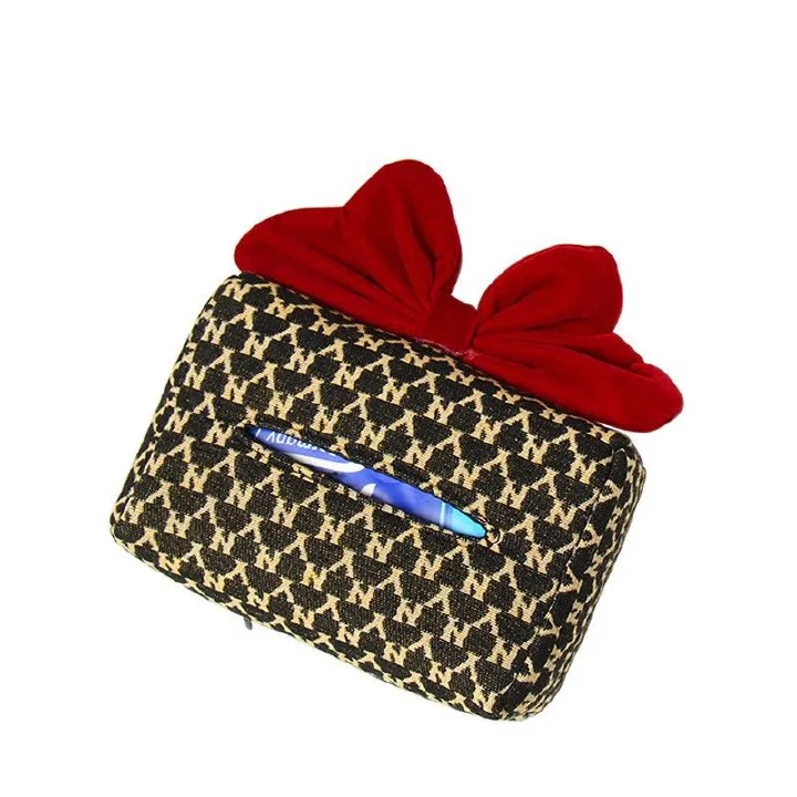 Car Tissue Box Creative Tissue Box Car Cute Living Room Fabric Hanging Tissue Box