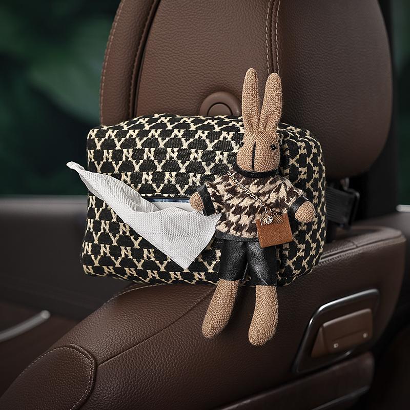 Car Tissue Box Creative Tissue Box Car Cute Living Room Fabric Hanging Tissue Box