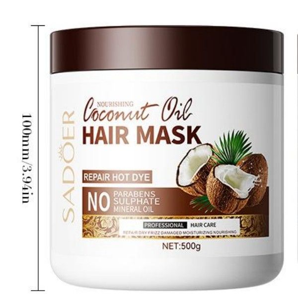Coconut Hair Mask SADOER Improves Frizzy and Soft Large Volume Conditioner