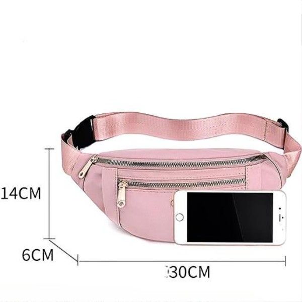 Elegant Waist Bag For Women Casual Oxford Fabric Single-Shoulder Crossbody Bag