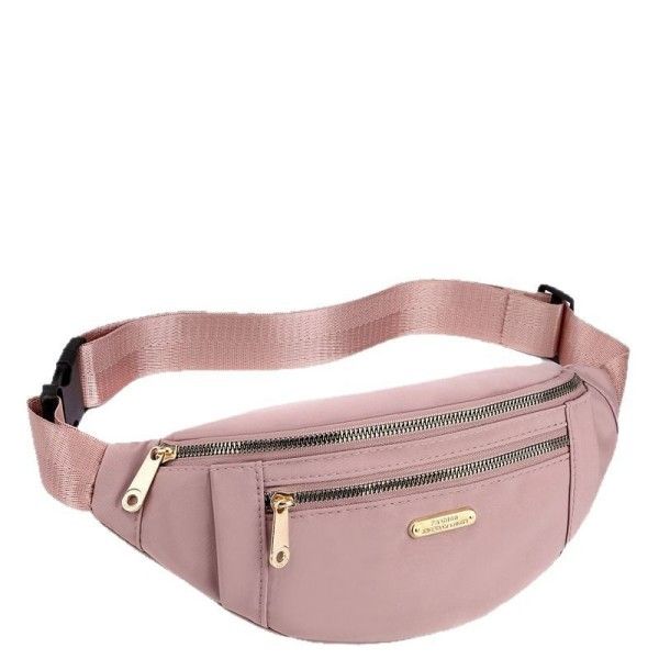 Elegant Waist Bag For Women Casual Oxford Fabric Single-Shoulder Crossbody Bag