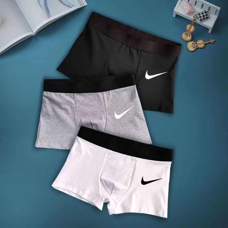 3-Piece Underwear Men Cotton Homme Brand Underpants Male boy Panties Breathbale Shorts Men clothes