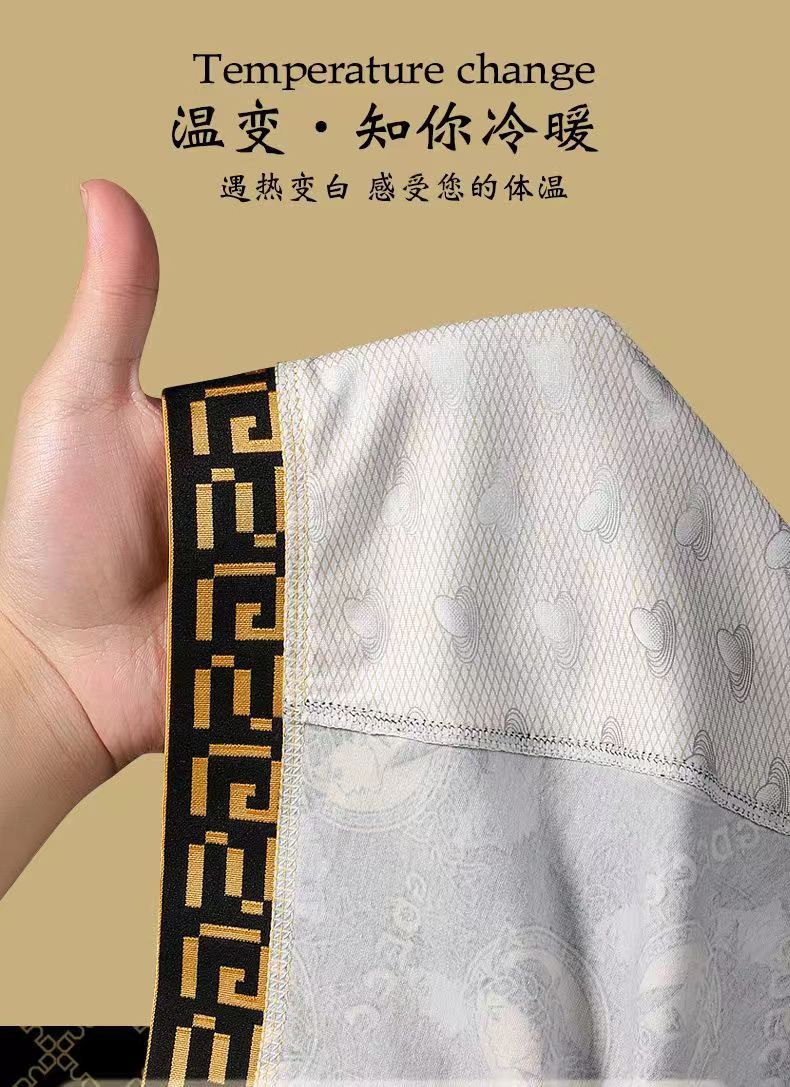 4-Piece Underwear Men Cotton Homme Brand Underpants Male boy Panties Breathbale Shorts Men clothes