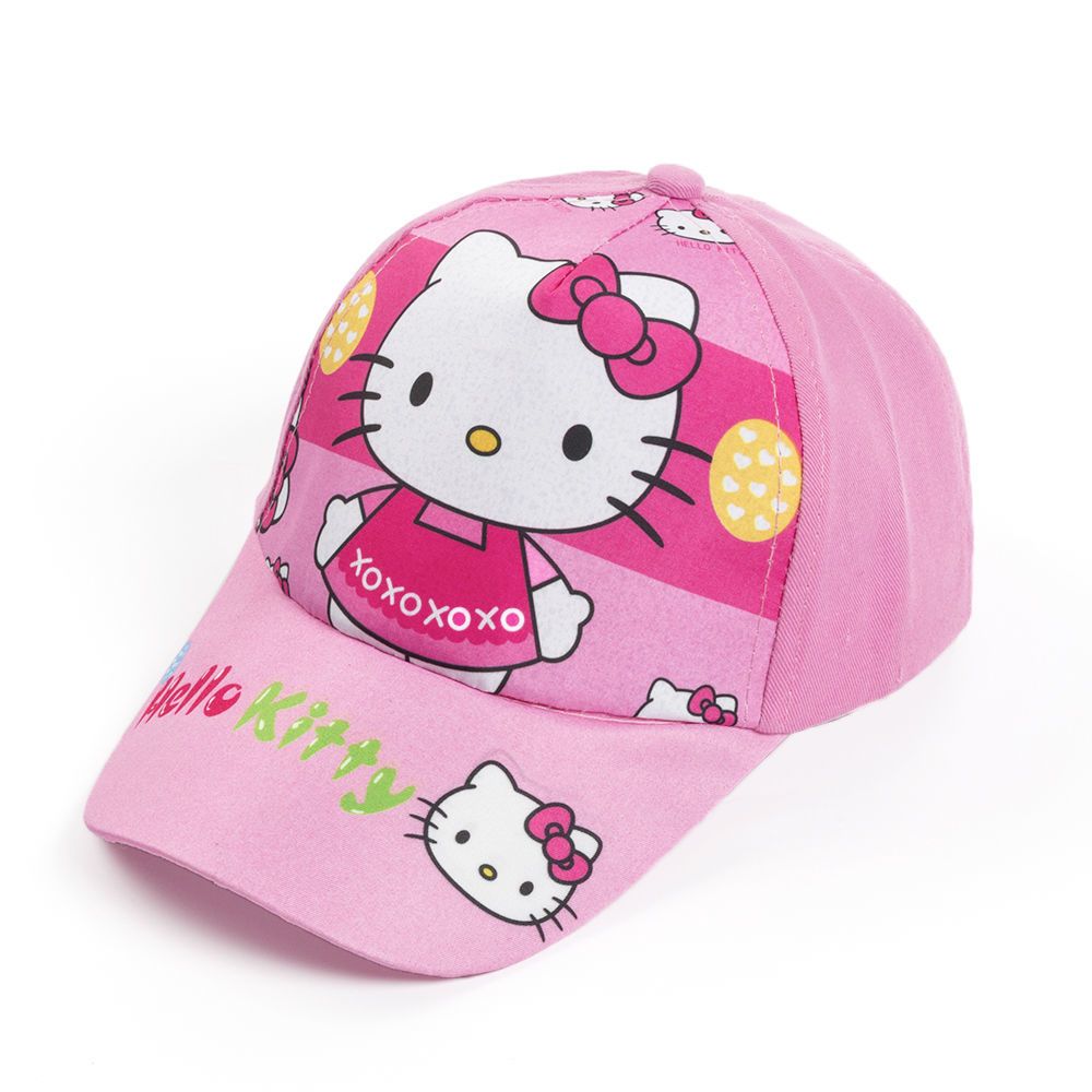 D-baby Girls Hat Cartoon Frozen Elsa Pattern Hat Baby Baseball Caps Kids Girls Hip Hop Hats