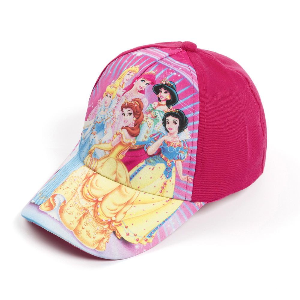 D-baby Girls Hat Cartoon Frozen Elsa Pattern Hat Baby Baseball Caps Kids Girls Hip Hop Hats