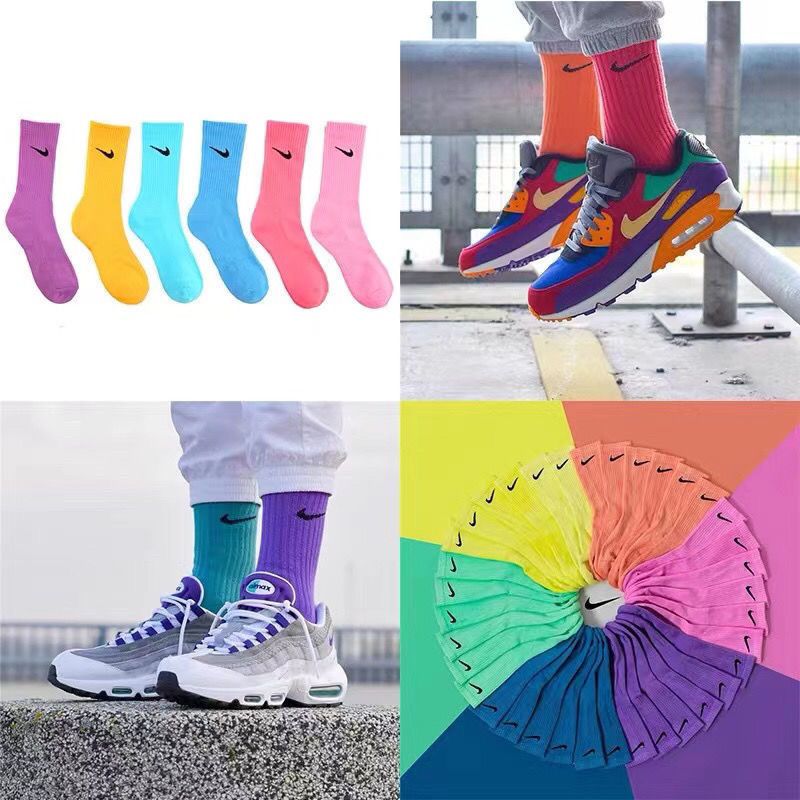 5 Pairs High Quality Men's Socks Men's medium socks Men's autumn and winter sports socks Men's cotton socks