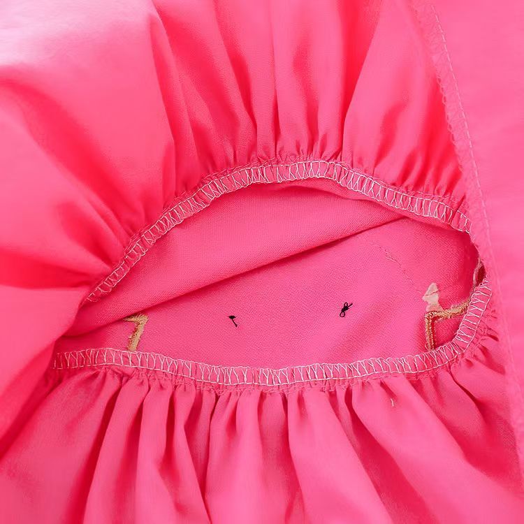 D-baby Christmas dress Children's clothing baby princess dress Girls bow lace kids birthday Party dress