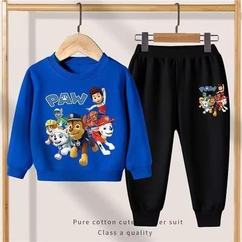 D-baby Hot Kids Boys Girls Clothing Set Baby Outfit Top+Pants Sport Toddler Tracksuit
