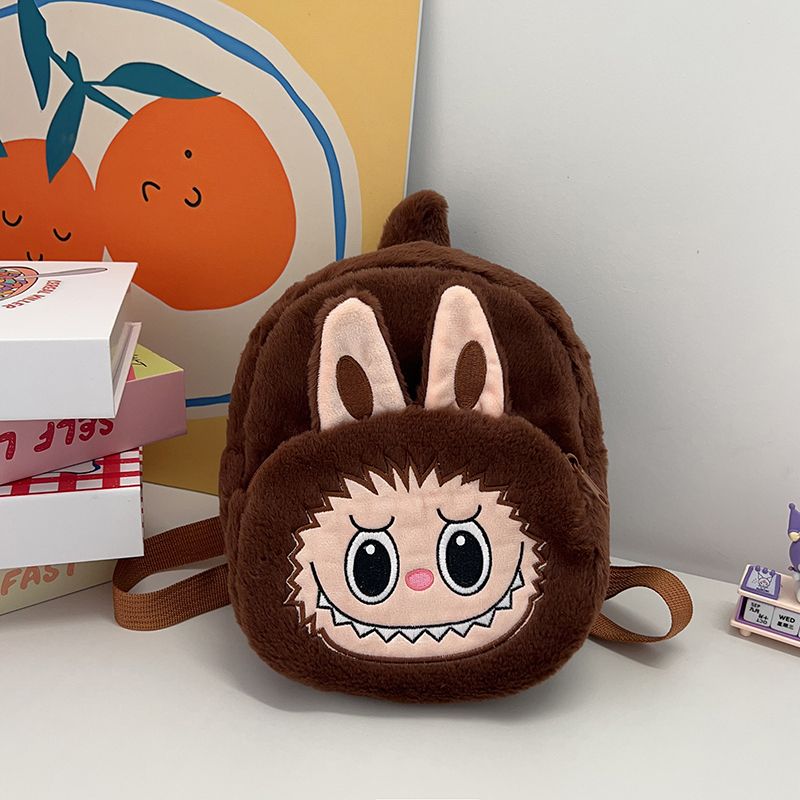 D-baby 3D Cute Cartoon labubu Design Backpack 1-3Y baby girls boys cute pop x mart School Bags Kindergarten Bag