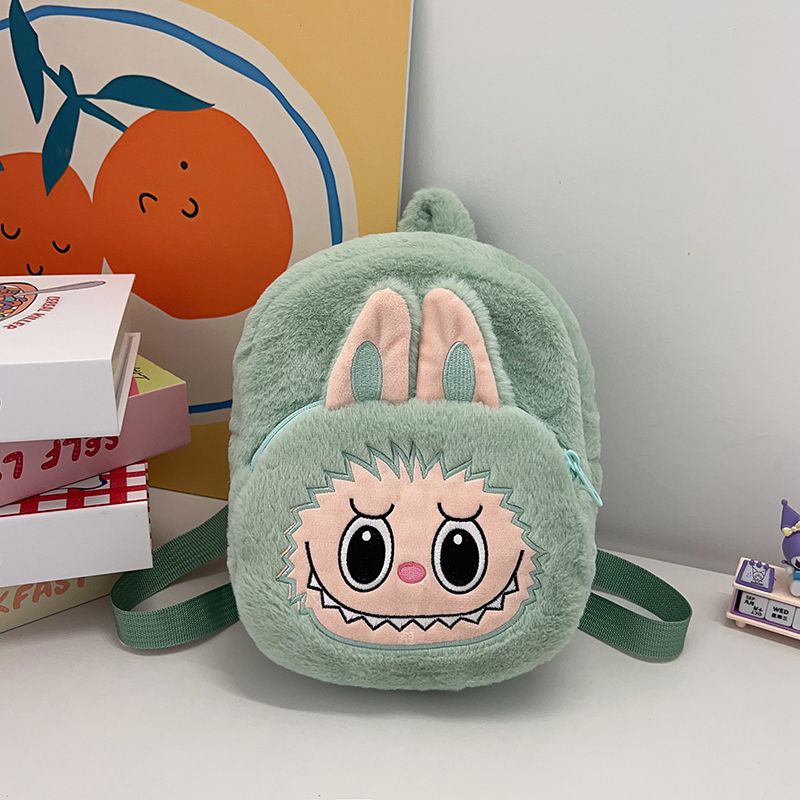 D-baby 3D Cute Cartoon labubu Design Backpack 1-3Y baby girls boys cute pop x mart School Bags Kindergarten Bag