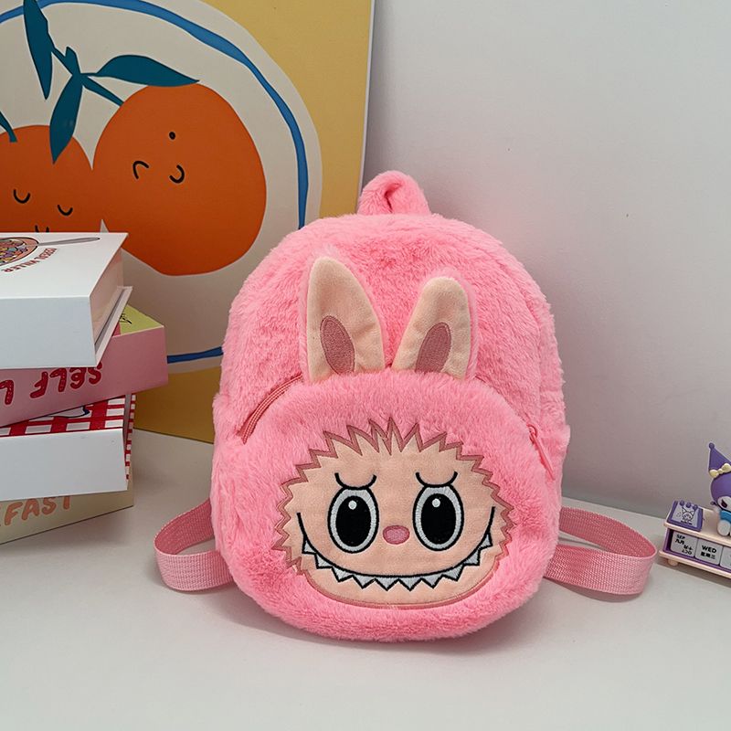D-baby 3D Cute Cartoon labubu Design Backpack 1-3Y baby girls boys cute pop x mart School Bags Kindergarten Bag