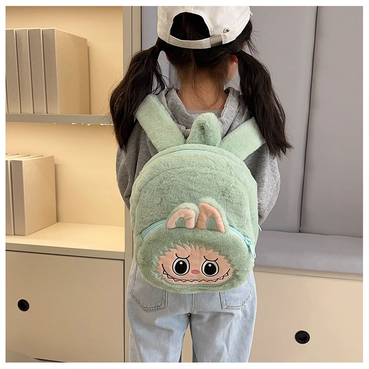 D-baby 3D Cute Cartoon labubu Design Backpack 1-3Y baby girls boys cute pop x mart School Bags Kindergarten Bag