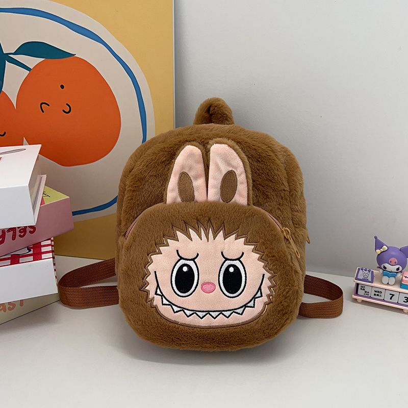 D-baby 3D Cute Cartoon labubu Design Backpack 1-3Y baby girls boys cute pop x mart School Bags Kindergarten Bag