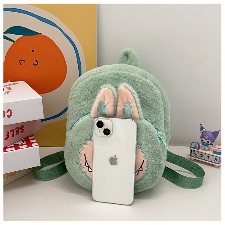 D-baby 3D Cute Cartoon labubu Design Backpack 1-3Y baby girls boys cute pop x mart School Bags Kindergarten Bag