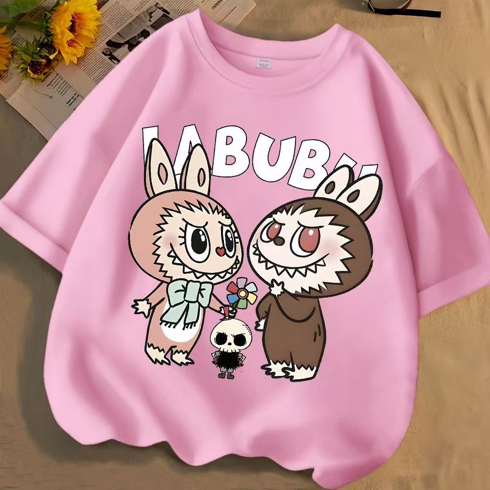 D-baby 1-8y Casual Kids Boys Girls Spider-man Printing Basic Style Daily Short Sleeve T-shirt Tops