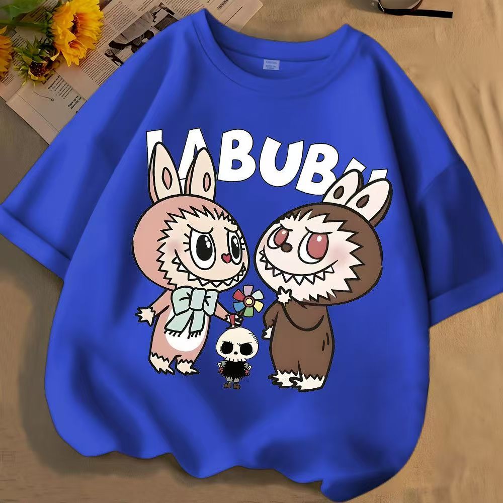 D-baby 1-8y Casual Kids Boys Girls Spider-man Printing Basic Style Daily Short Sleeve T-shirt Tops