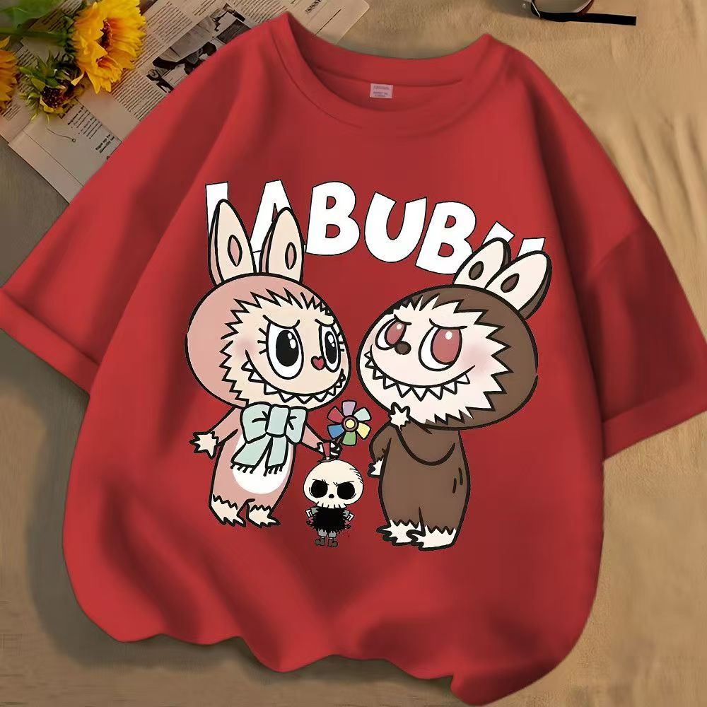 D-baby 1-8y Casual Kids Boys Girls Spider-man Printing Basic Style Daily Short Sleeve T-shirt Tops