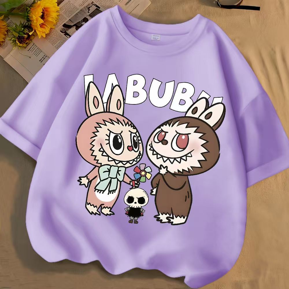 D-baby 1-8y Casual Kids Boys Girls Spider-man Printing Basic Style Daily Short Sleeve T-shirt Tops