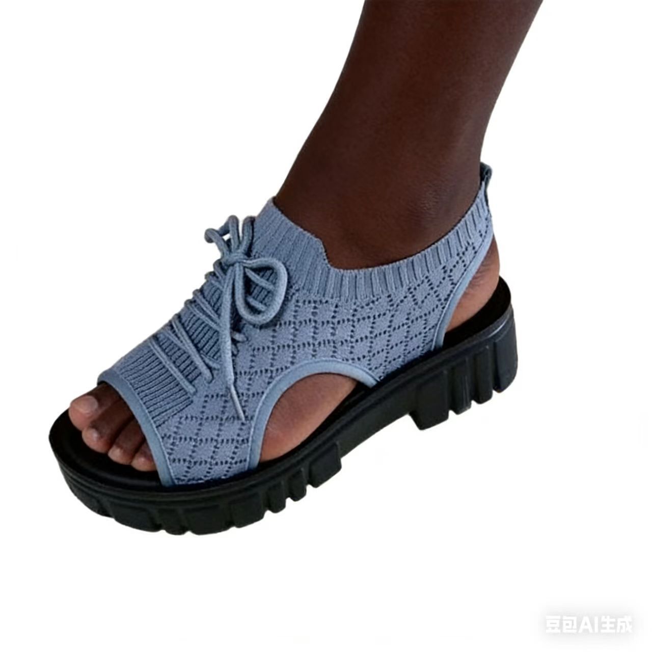 D-baby Women New Fashion Sandals Flat Open Toe Shoes Women Platform Ladies  Office Party Sandals