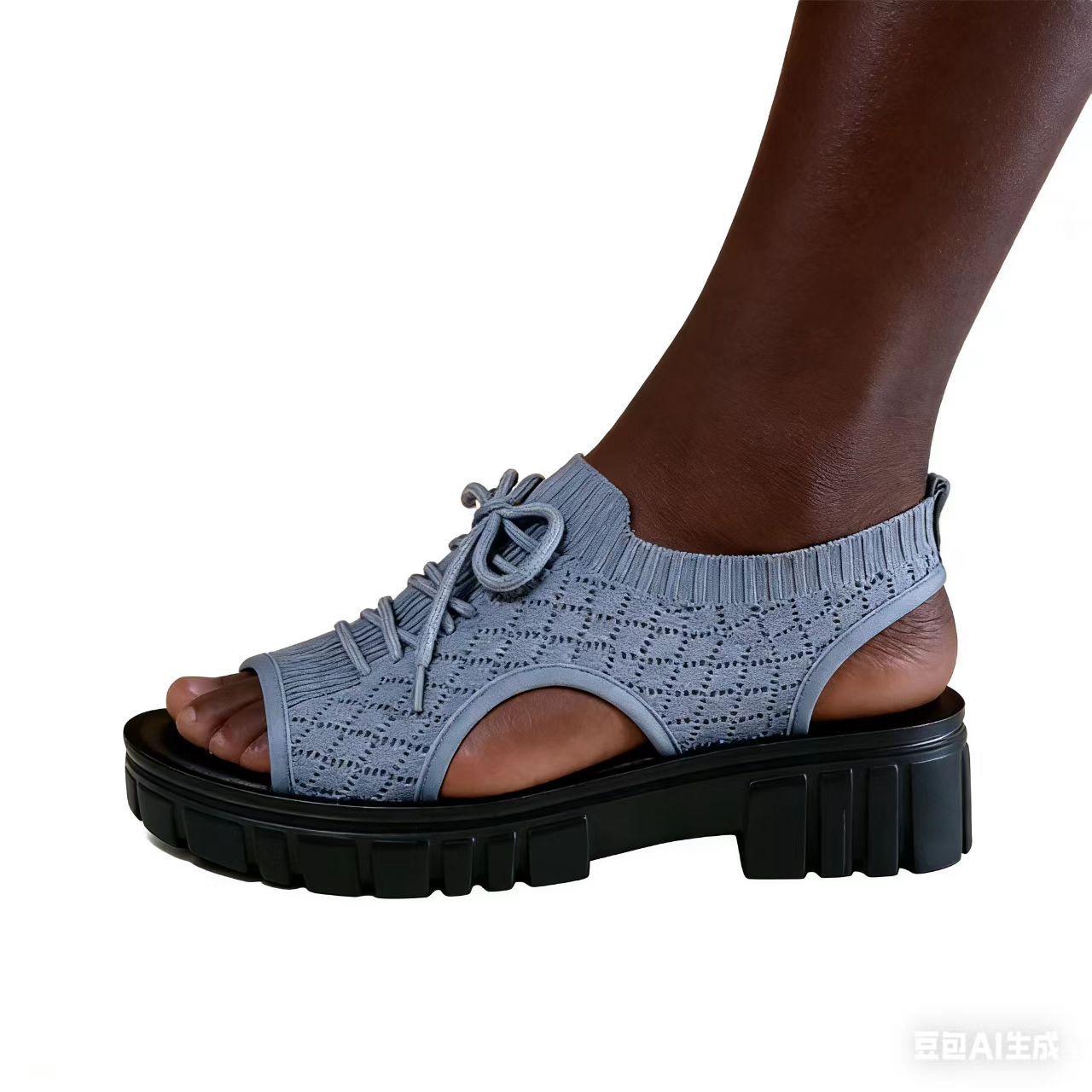 D-baby Women New Fashion Sandals Flat Open Toe Shoes Women Platform Ladies  Office Party Sandals