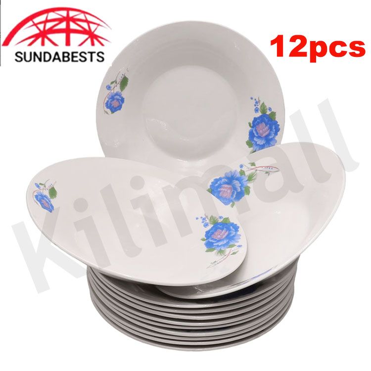 Sundabests High Quality 12 Piece 8 inch Classique Dinner Dish Plates 311011134(311011130)，311011131，