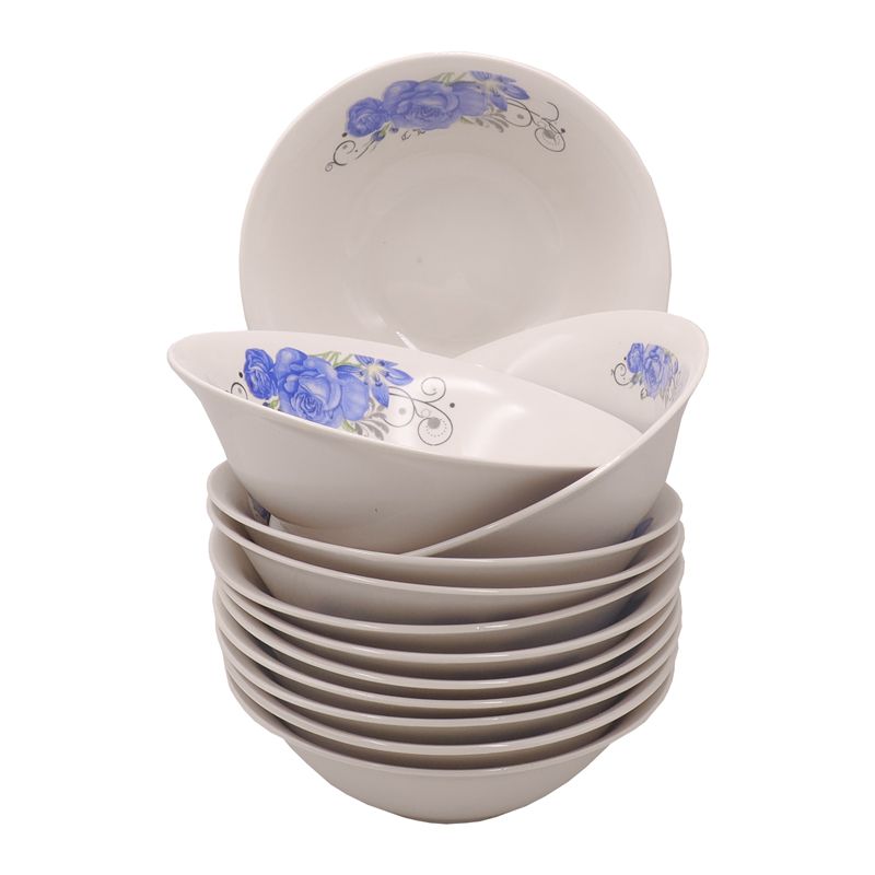 Sundabests High Quality 12 Piece 7 inch Classique Dinner Dish Plates(311011123)（311011127）