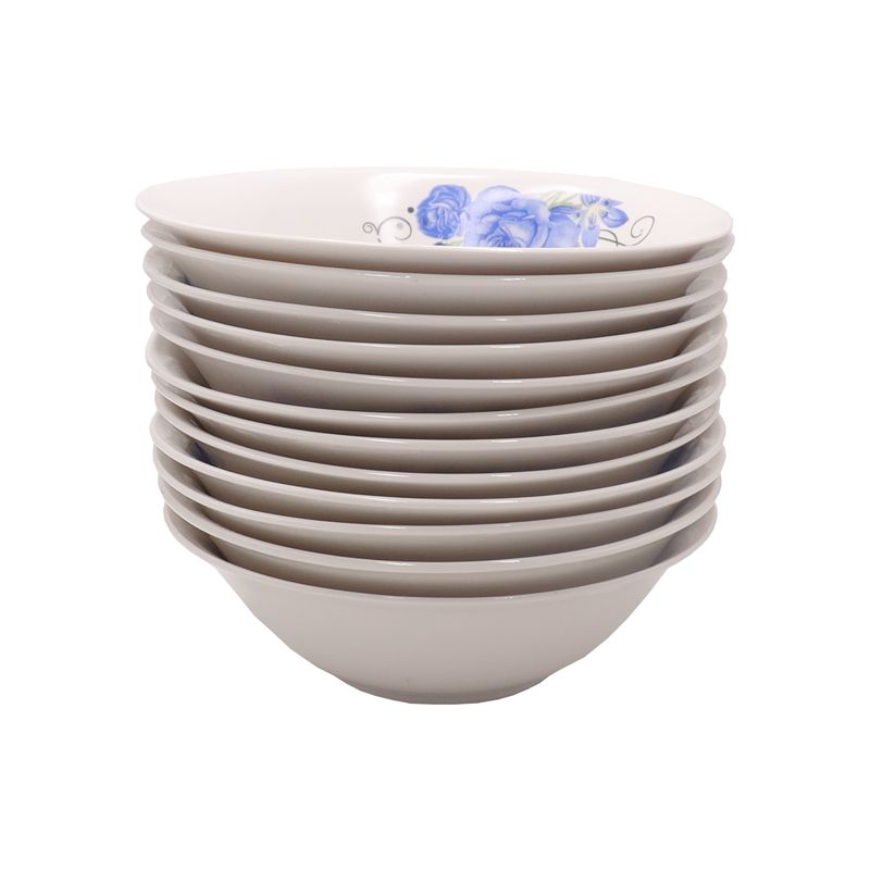 Sundabests High Quality 12 Piece 7 inch Classique Dinner Dish Plates(311011123)（311011127）