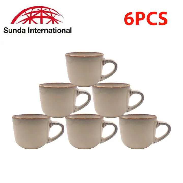 Sundabests 6pcs 80ml High Quality Tea Milk Coffee Ceramic Cups Mugs(311018480)