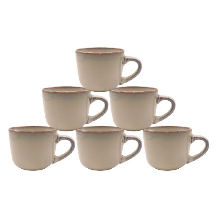 Sundabests 6pcs 80ml High Quality Tea Milk Coffee Ceramic Cups Mugs(311018480)
