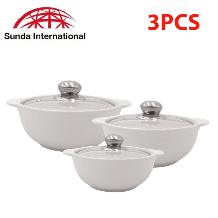 3pcs hot pot kitchen supplies high-end heat insulation function Sufuria  Hotpots Cookware Kitchen & Dining(311012833)