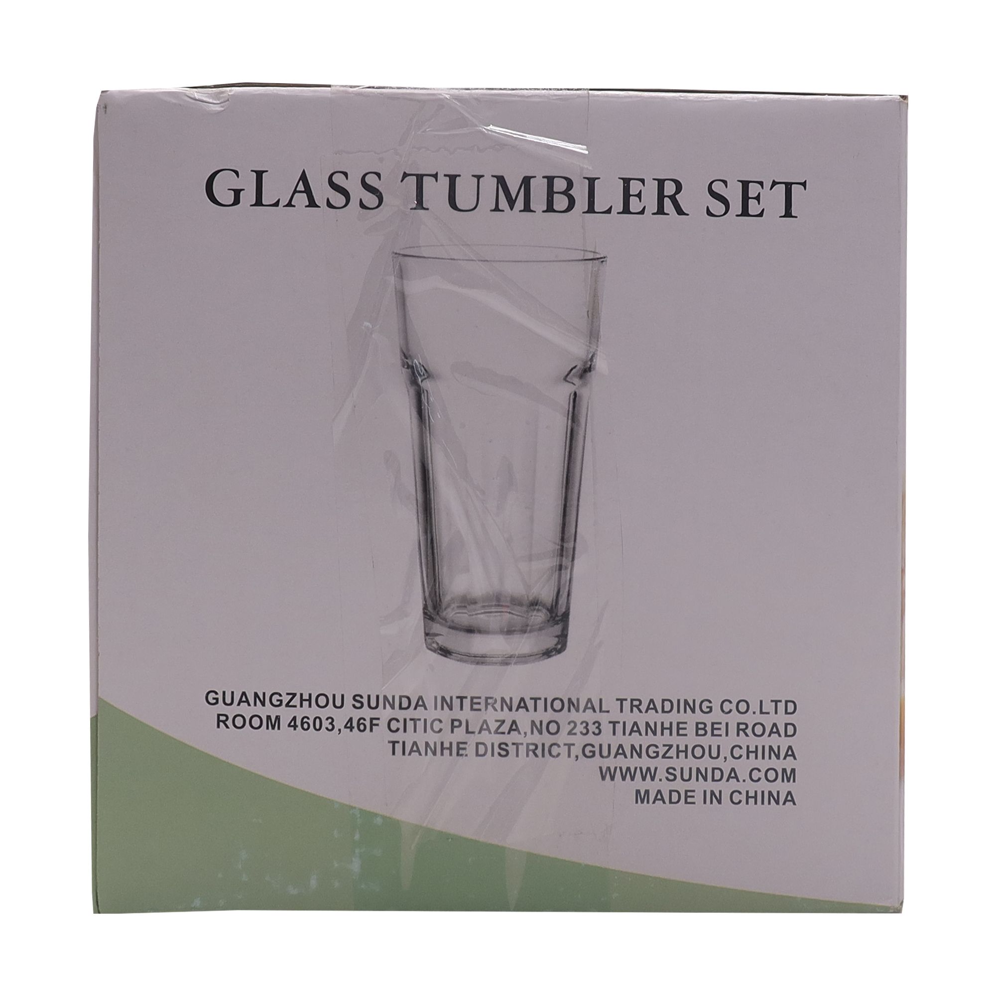 Sundabests 6pcs Cups High Quality Spiral Glass Glassware Cup Glass cup, light cup, high white material, high octagonal cup(311000026)